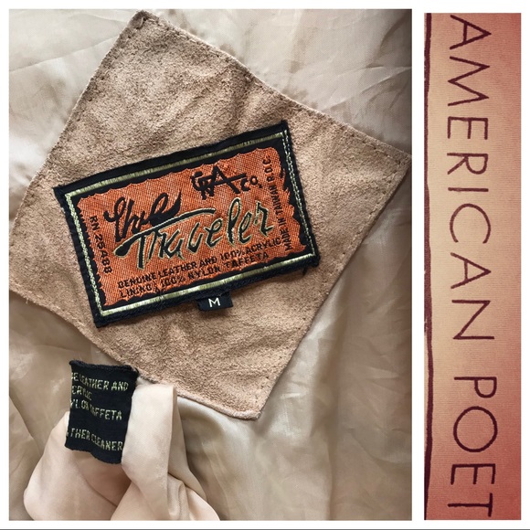 ♦️VINTAGE 70’s♦️Tan Suede & SweaterKnit Zip JACKET - Picture 8 of 8